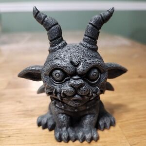 SUMMIT COLLECTION 3.75 Inch Medieval Dark Grey Winged Gothic Gargoyle Guardian